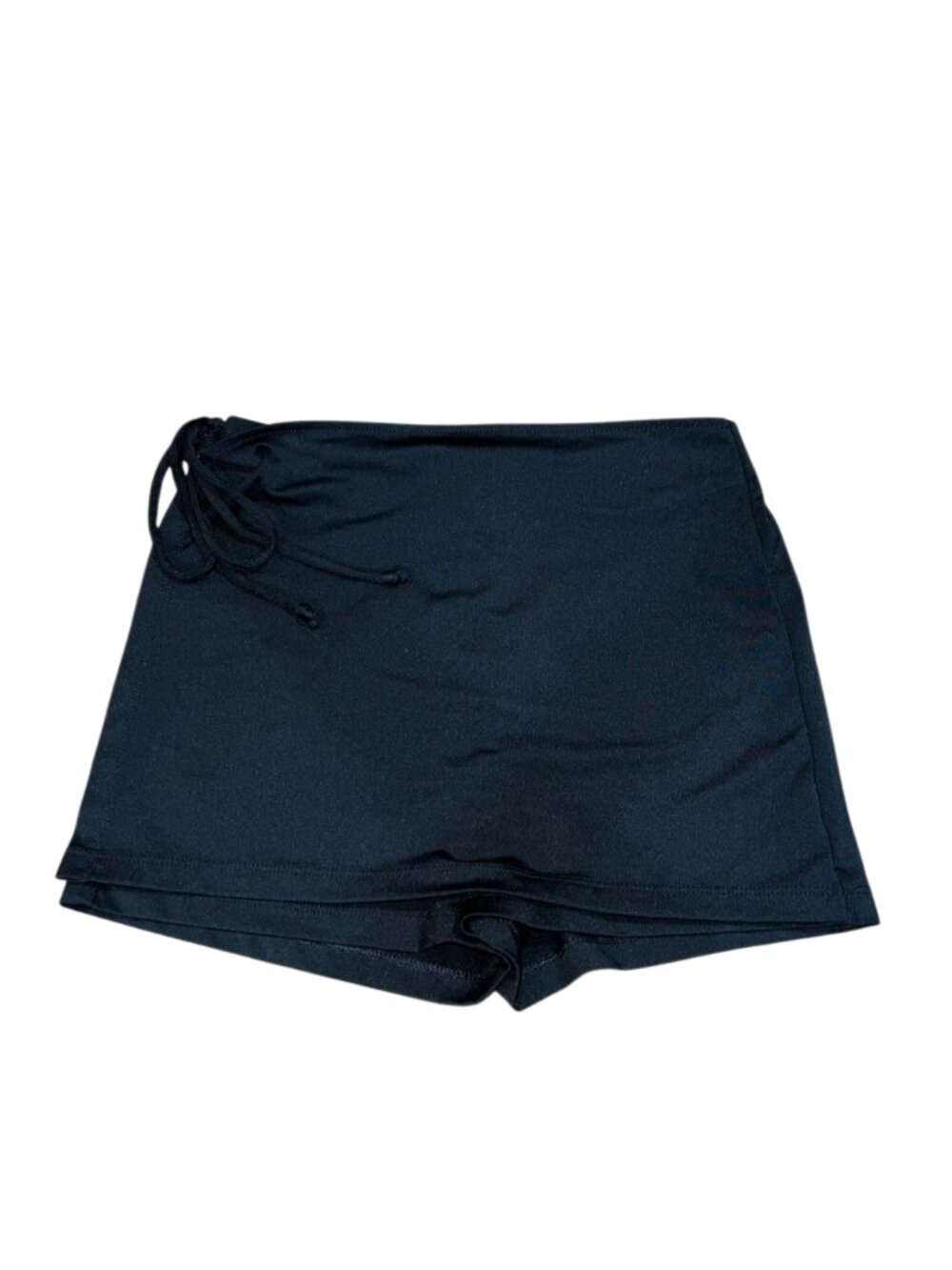 Forever 21 Black Wrap Around Mini Skort Size Small